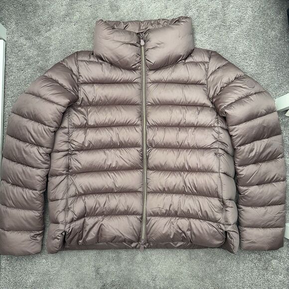 Save The Duck Elsie Puffer Jacket 4(XL) Animal-Free Nylon Zip Slim Fit Fall - Picture 2 of 12